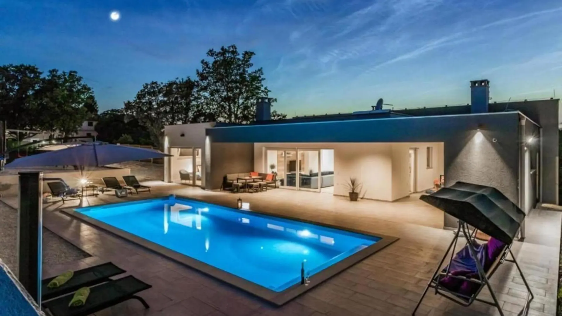 Villa Sanivaro Mit Beheiztem Pool Und Whirlpool Boskari 0*,  Chorwacja